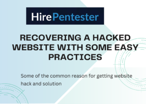 Recovering a hacked website with some easy practices